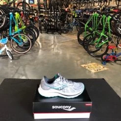 Womens Saucony Omni 20 Wide Alloy/Jade | Running
