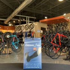 The Strassburg Sock Plantar Fasciitis Night Sock Black Large | Socks