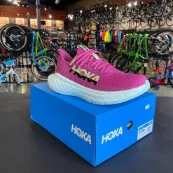 Womenâ€™s Hoka Carbon X 3; Fuscia/Black | Running