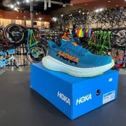 Menâ€™s Hoka Carbon X 3; Blue/Black/Orange | Running