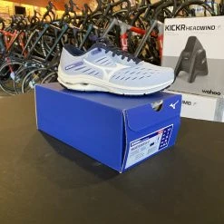 Womenâ€™s Mizuno Wave Rider 24 Wide Blue/White | Running