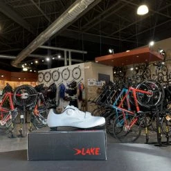 Lake Shoes Lake CX218 White/White Cycling Shoe | Road Bike