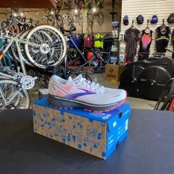 Women's Brooks Ghost 14 White/Purple/Coral | Running