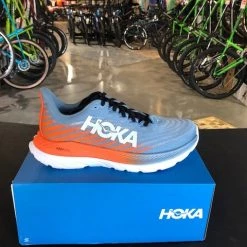 Mens Hoka Mach 5 Mountain Spring/Puffin's Bill | Running