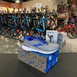 Brooks Men's Adrenaline GTS 20 Extra Wide (4E) Grey/Royal Blue | Running